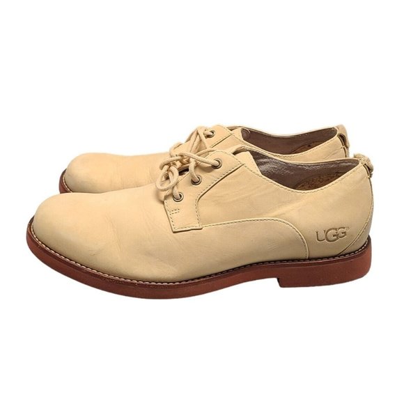 UGG Other - UGG Shoes Mens Size 10 Tan Klayton Lace Up Oxford Classic Preppy